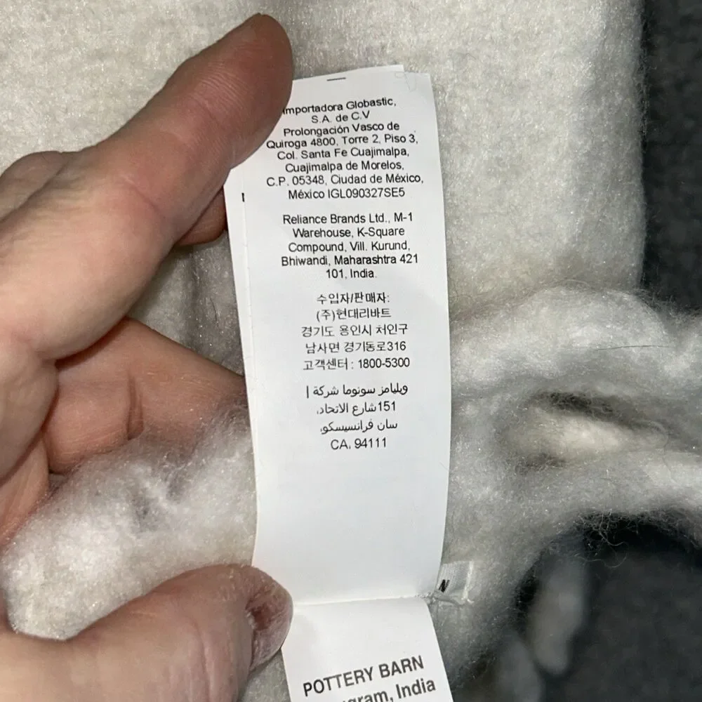 Pottery Barn Throw Blanket 50